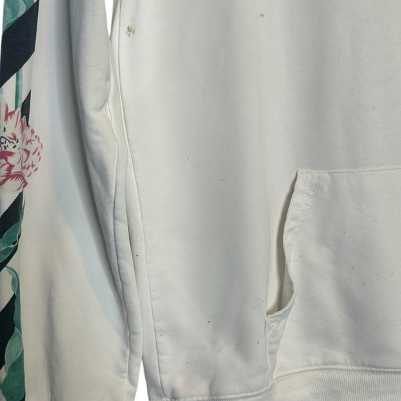 Off White Cherry Blossom White Floral Hoodie Sweatshirt size X Small - Picture 8 of 15